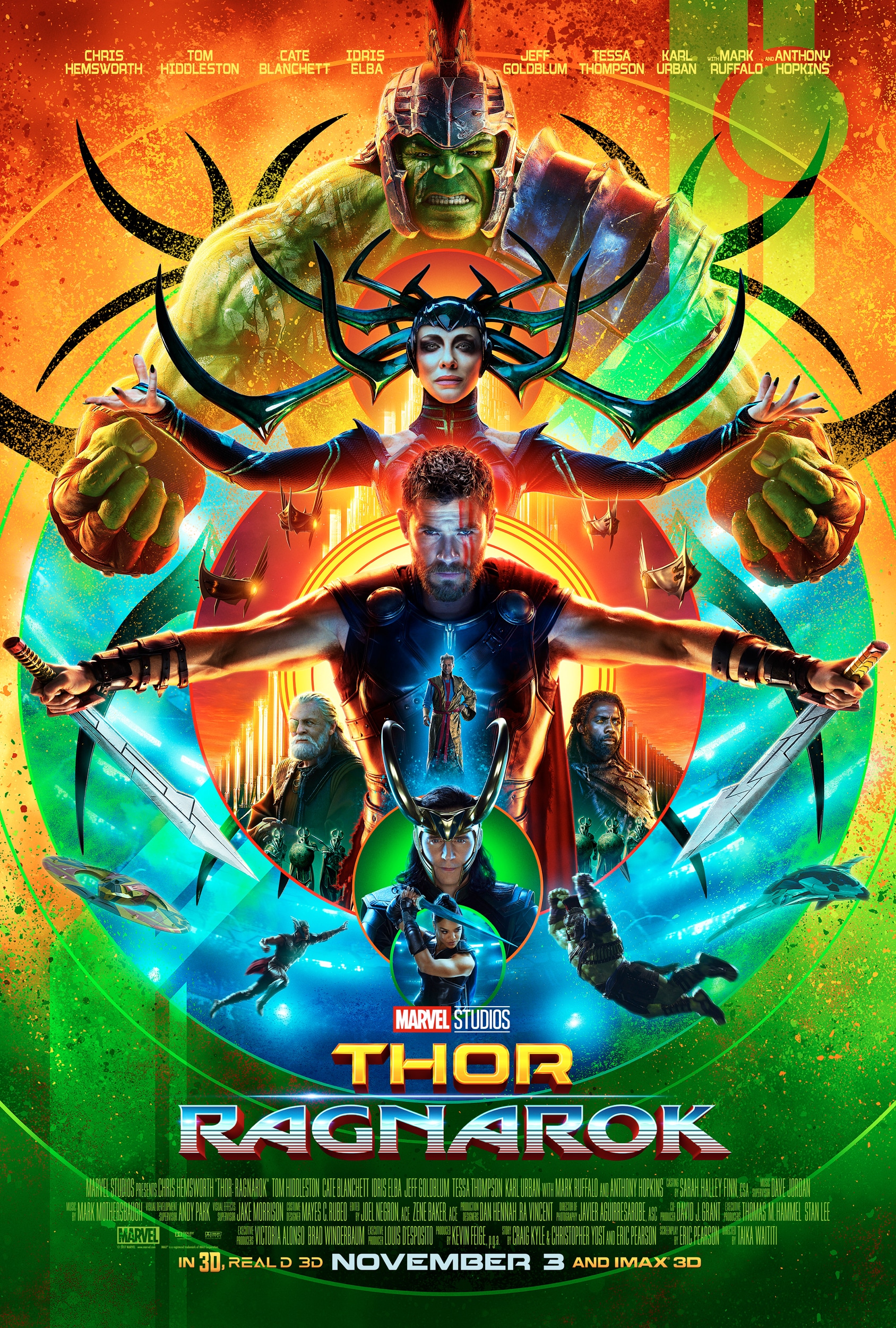 Oficiálny plagát k sedemnástej Marvelovke, Thor: Ragnarok!