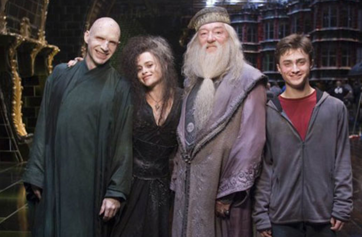 10 bláznivých fotiek z nakrúcania Harry Pottera