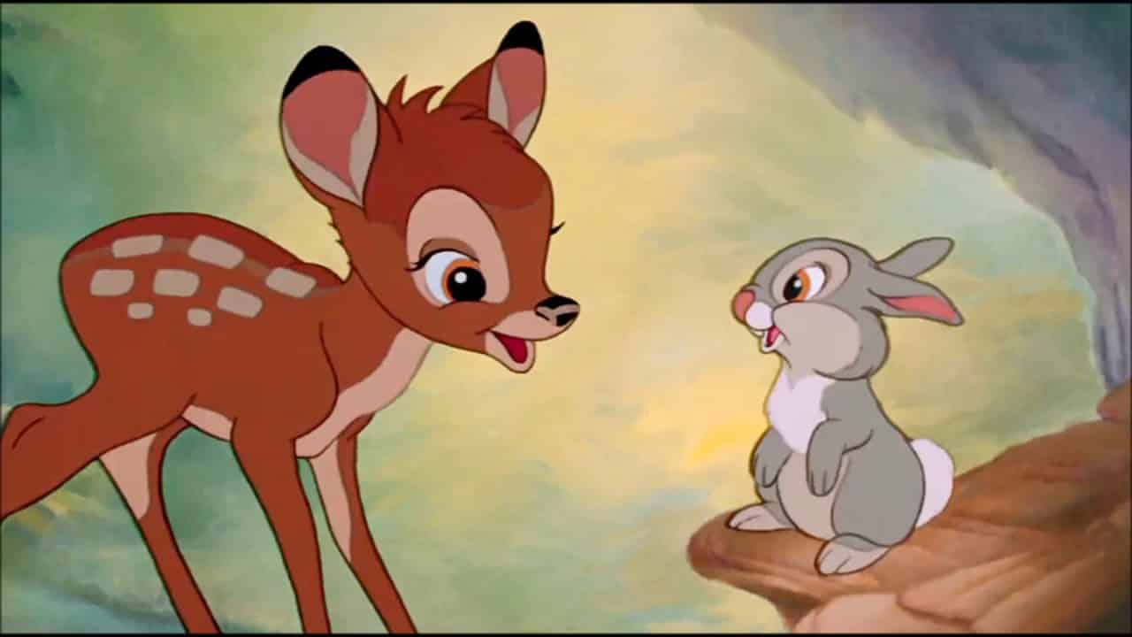 Nostalgické animáky od Disney bambi