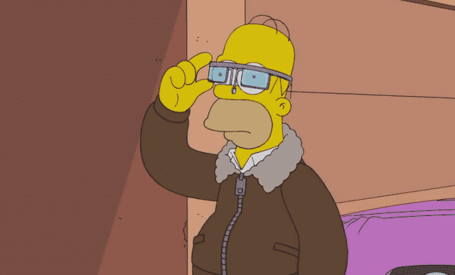 Homer a inteligentné okuliare