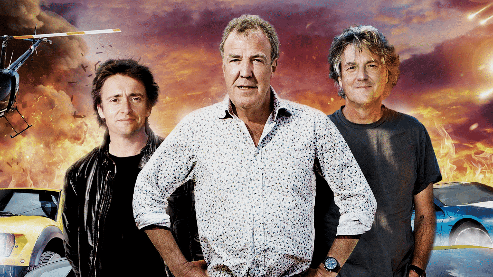 clarkson, hammond a may top gear the great tour