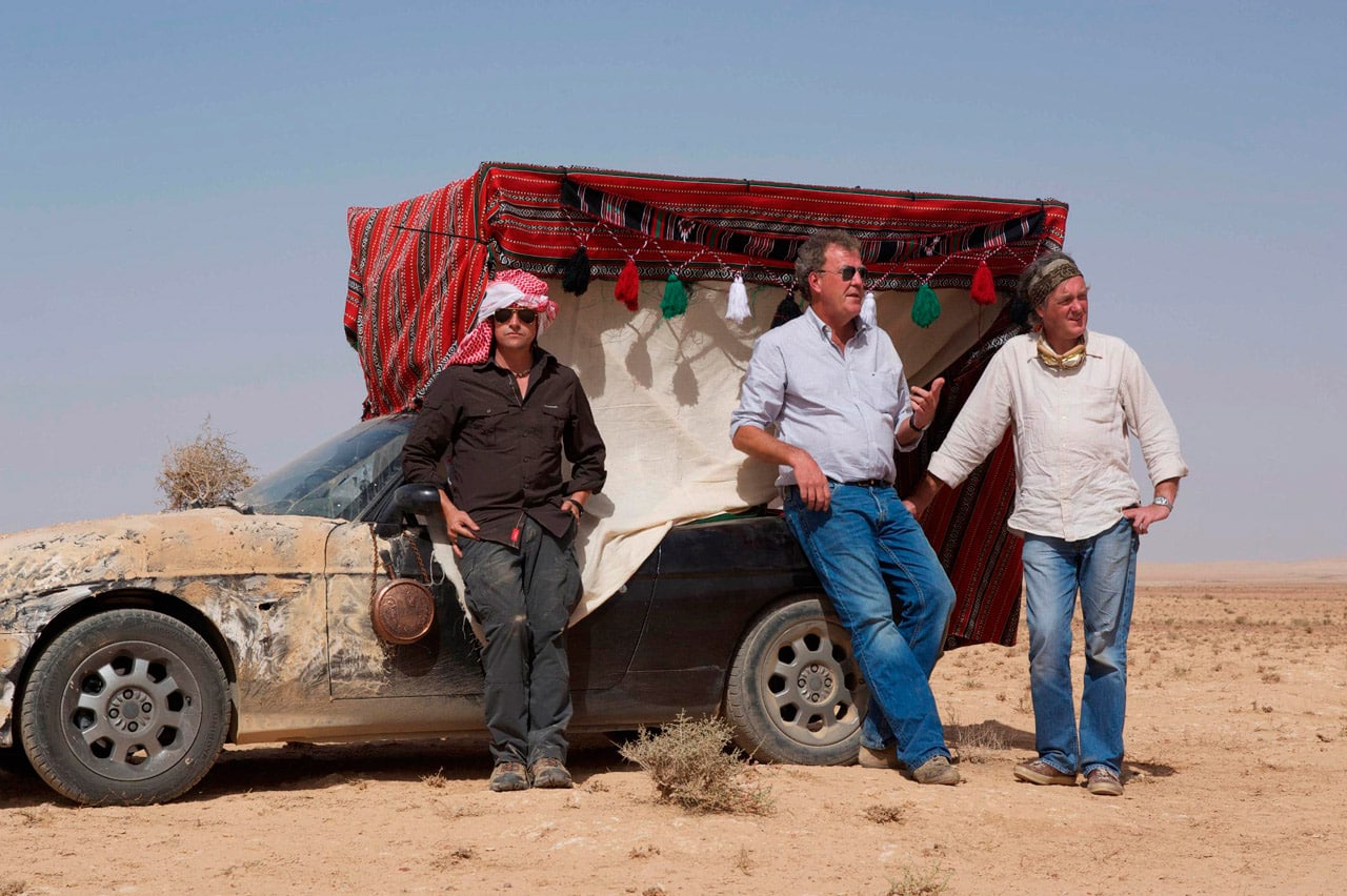 clarkson, hammond a may top gear the great tour