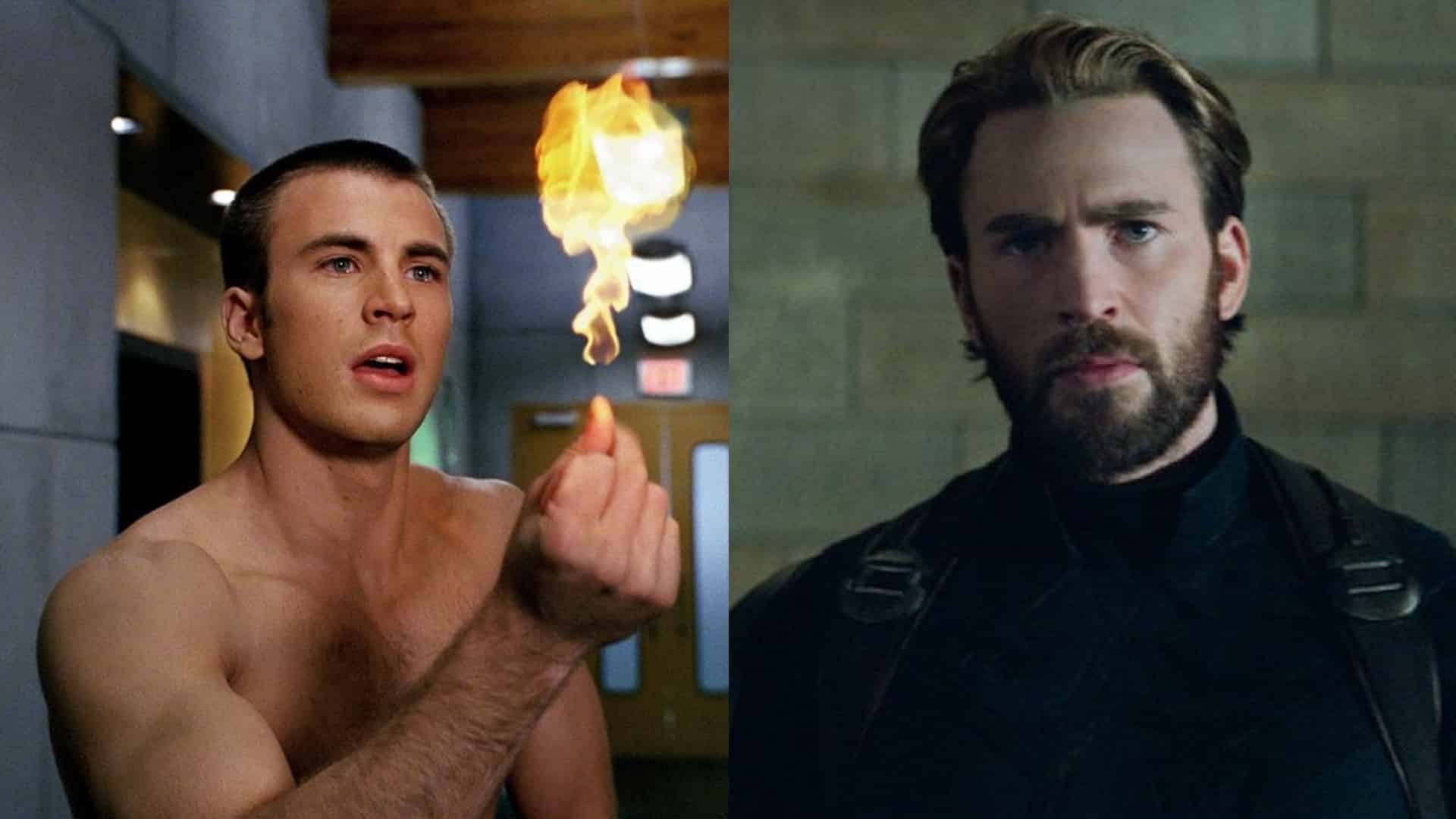 Chris Evans ako Captain America