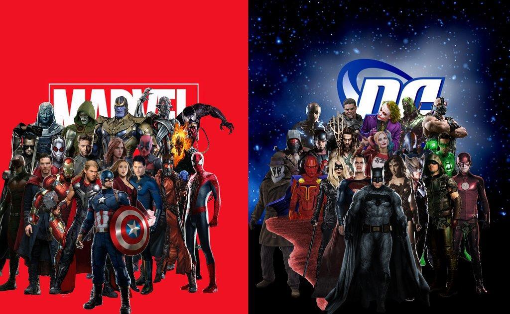 Marvel a DC superhrdinovia