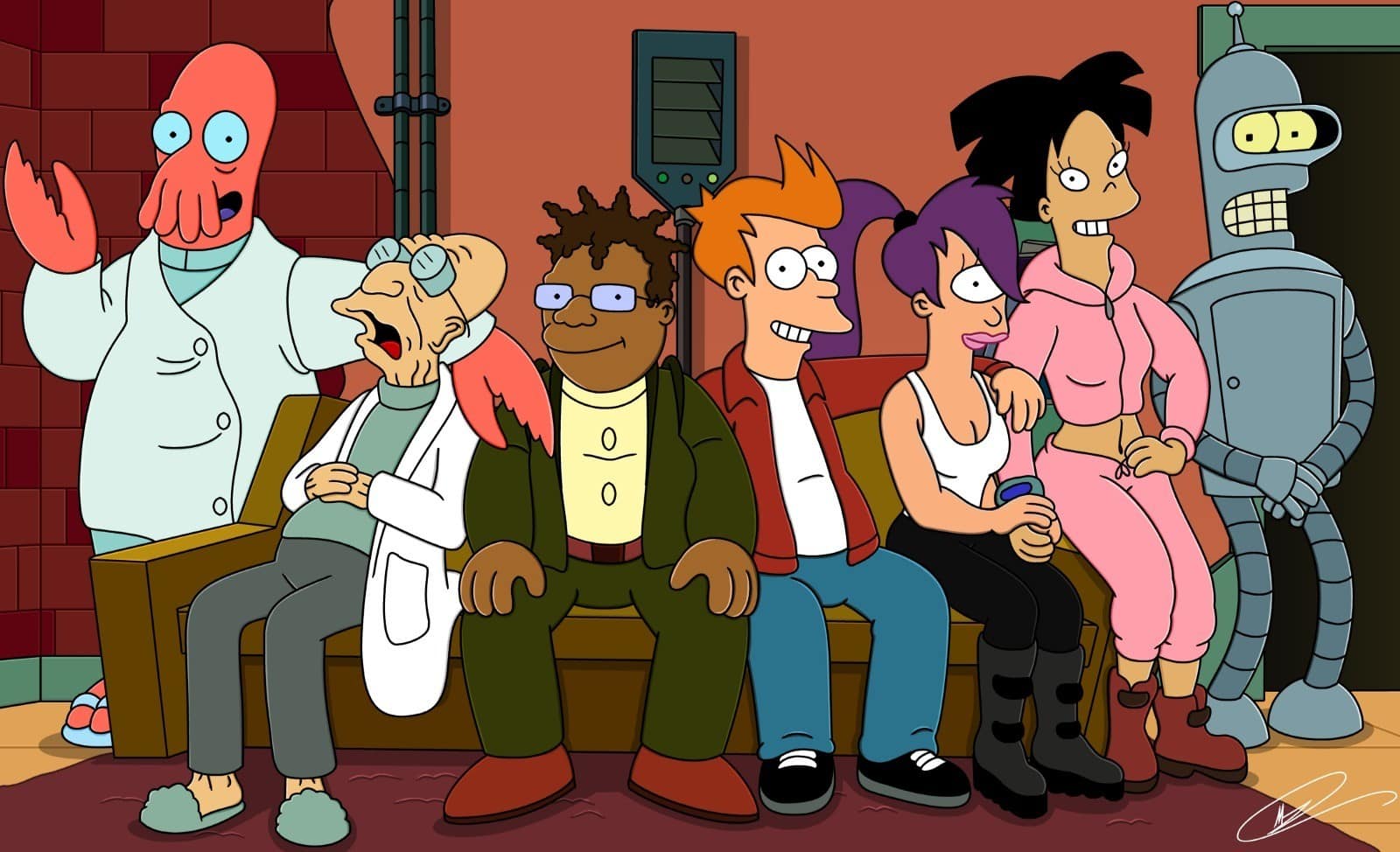 futurama postavy