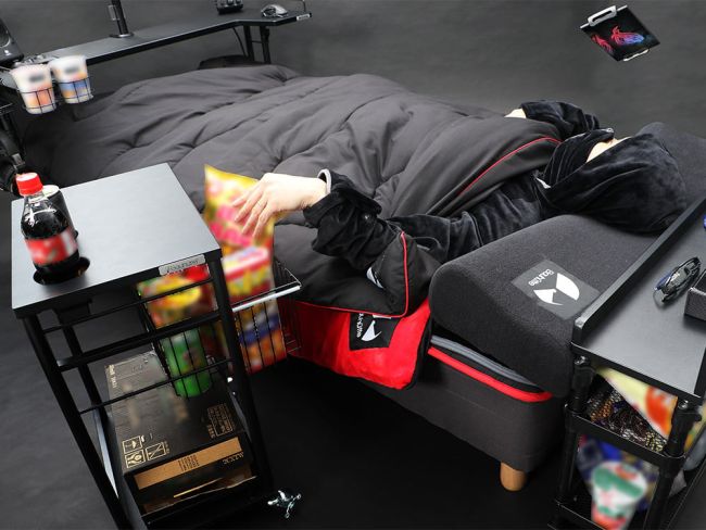 Japonská posteľ pre hráčov