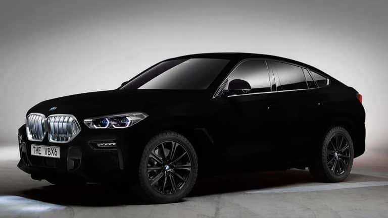 Temné BMW X6 Vantablack neuniklo laserovému skeneru LiDAR