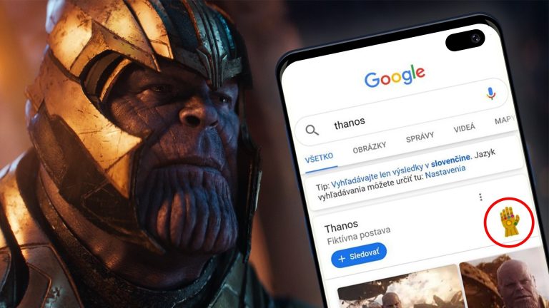 Thanos ti s novou funkciou na Google zdecimuje polovicu tvojej obrazovky!