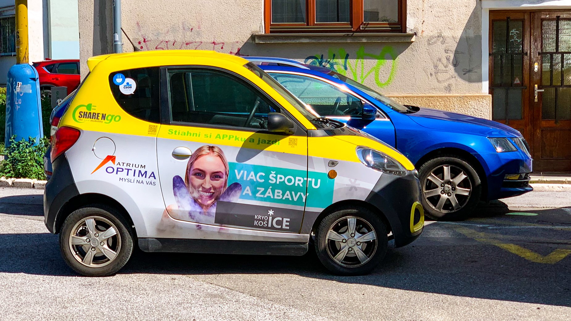 Košický carsharing Sharengo