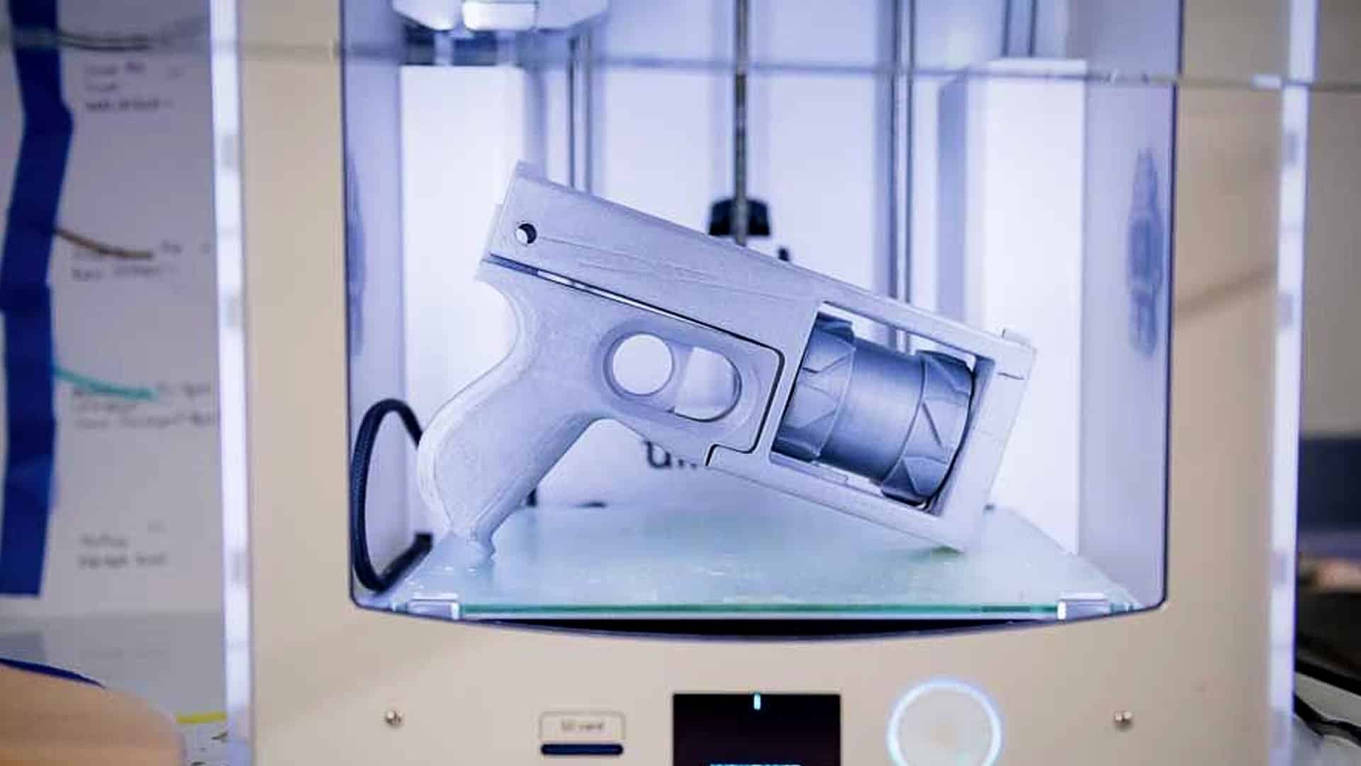 Zbraň vytlačená na 3D tlačiarni