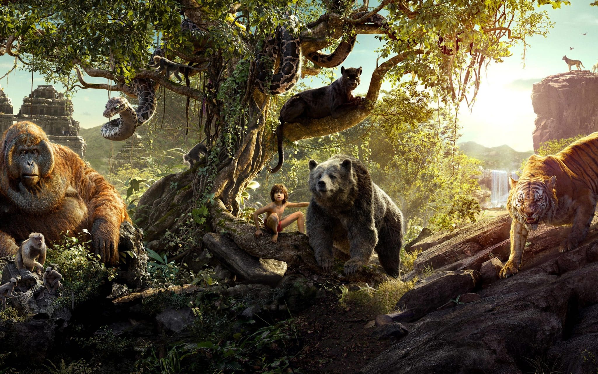 kniha džunglí 16 animovaných remakov od Disneyho