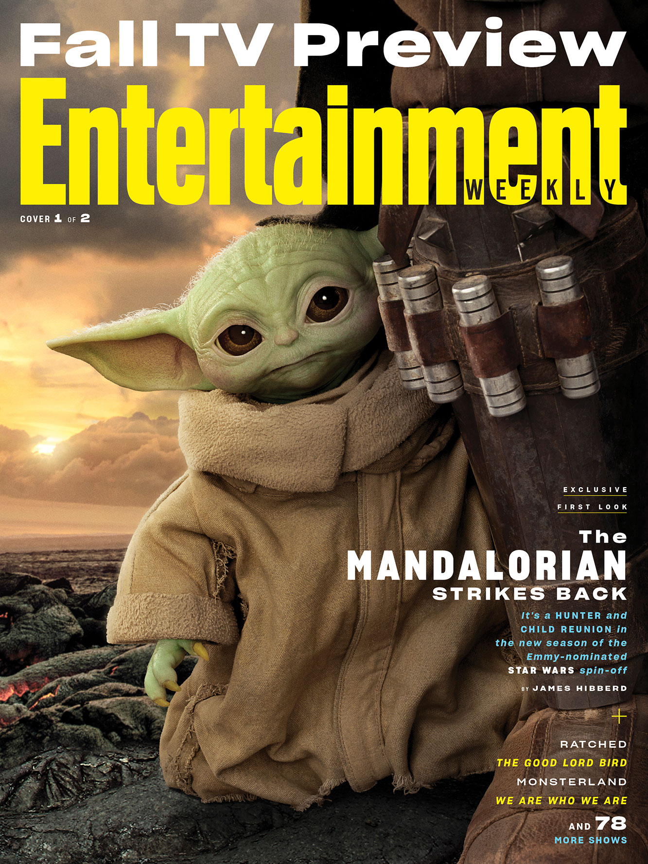 The Mandalorian nové fotky obálka časopisu
