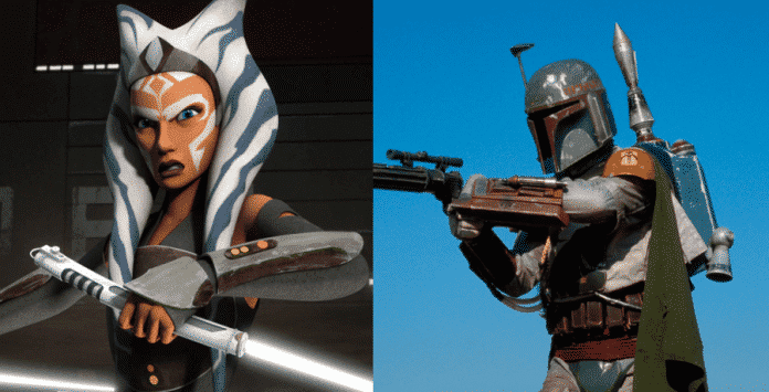 Ahsoka Tano a Boba Fett