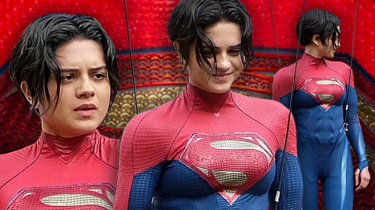 Fotky z nakrúcania filmu The Flash odhaľujú úplný kostým Supergirl, ktorú hrá Sasha Calle