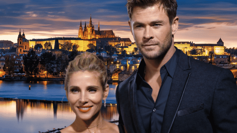 Chris Hemsworth je v Prahe