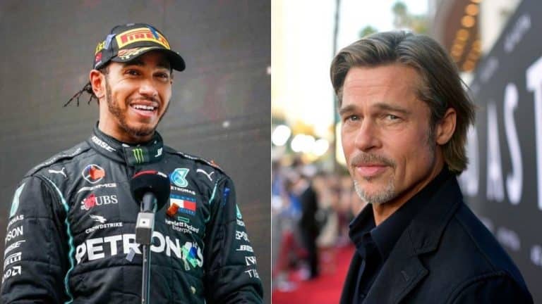 Brad Pitt a Lewis Hamilton chystajú pretekársky veľkofilm. Všetky veľké štúdiá sa predbiehajú o práva