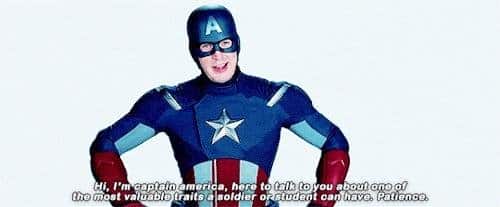 captain america patience