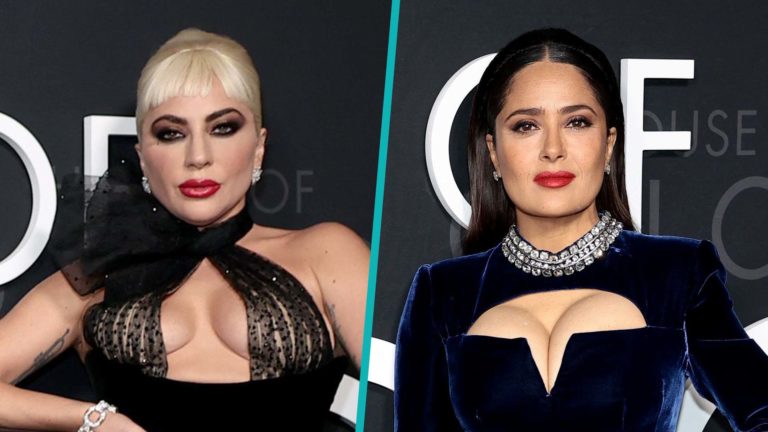 Lady Gaga a Salma Hayek nakrútili pre Klan Gucci pikatnú scénu, bola však vystrihnutá