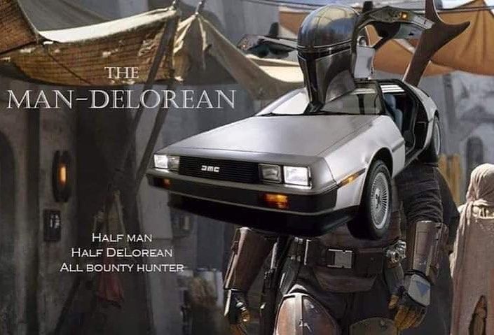 man delorean