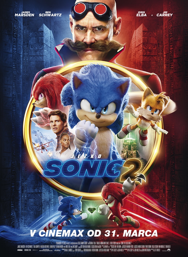 Ježko Sonic 2 finálny trailer plagát