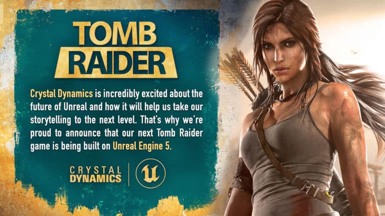 Nová Tomb Raider hra je v príprave. Budovaná je na Unreal Engine 5