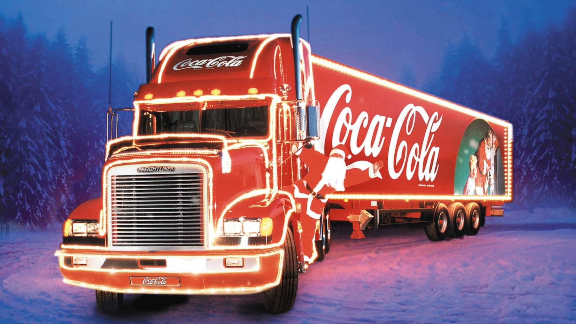 Coca-Cola vianočný kamión
