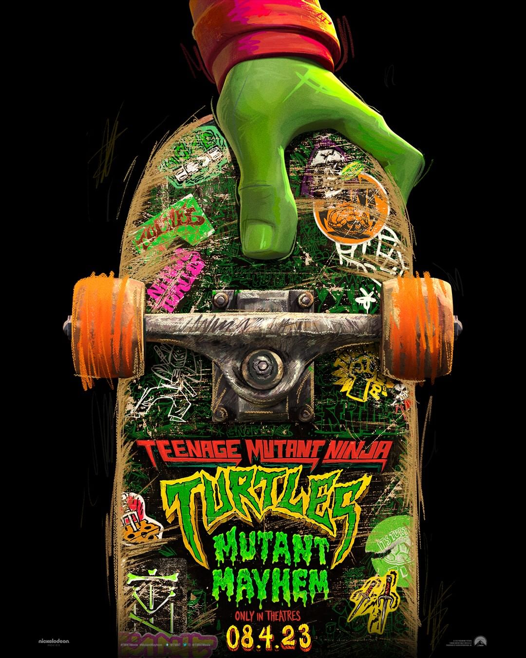 Teenage Mutant Ninja Turtles: Mutant Mayhem plagát