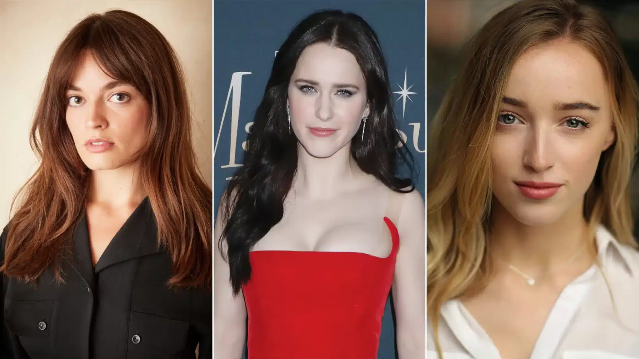 Emma Mackey, Rachel Brosnahan a Phoebe Dynevor