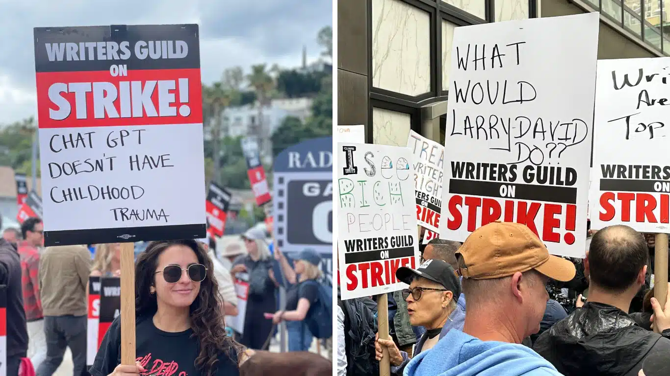 WGA štrajk Odpoveď štúdií na štrajk scenáristov