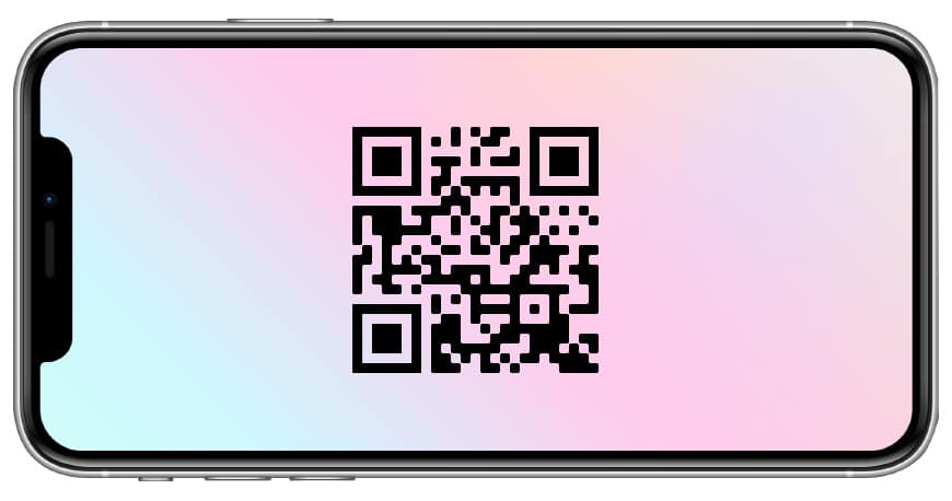 iphone qr kód