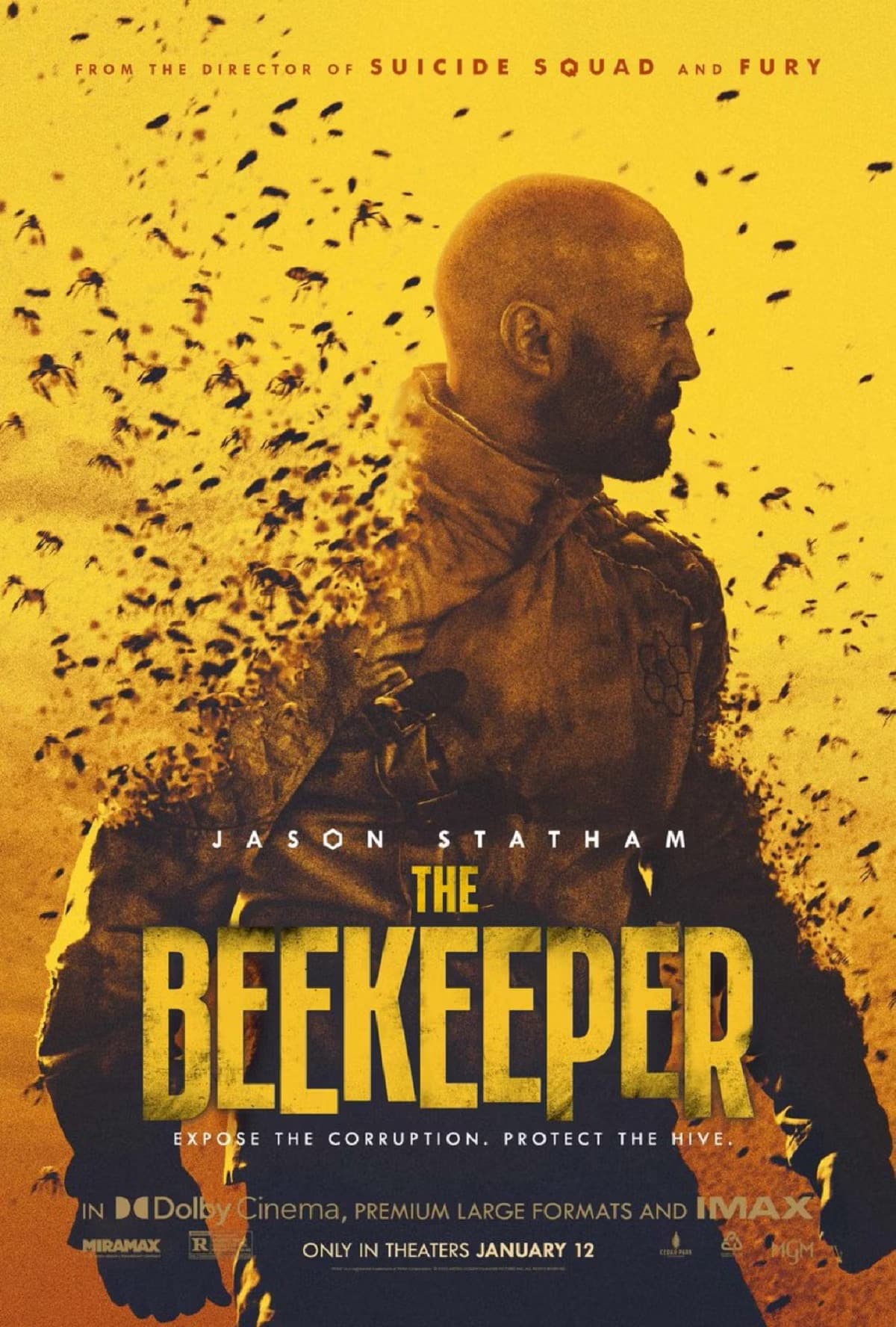 the beekeper jason statham plagát
