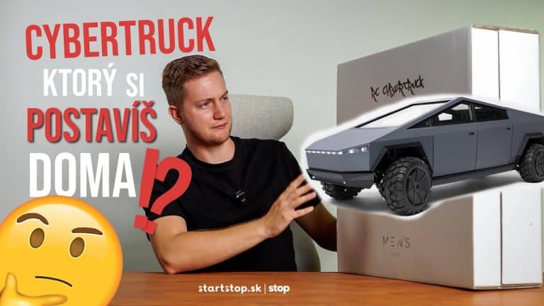Ultimátny tech darček: Toto je prvá Tesla Cybetruck na Slovensku a máme ju na videu. Dá sa postaviť aj doma