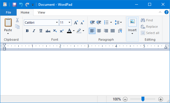 microsoft wordpad