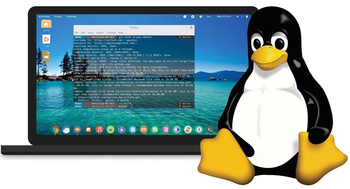 Tux-with-tablet