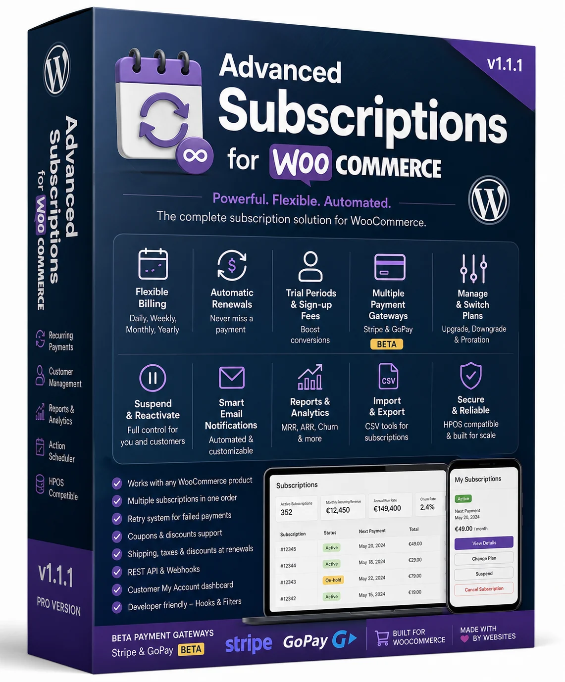 Advanced Subscriptions for WooCommerce